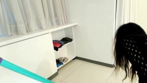 Cleaning Girl Pervert Wants Big Ass Big Cock Brunette Latina