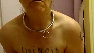 June 23, 2025: Slave in Degradation Scene with Tags.