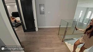 Vr bangers three hot babes fuck and suck intensely in hd