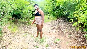 Enjoying outdoor activities with a local BBW babe