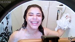 selena vega videocalls fan in shower teasing