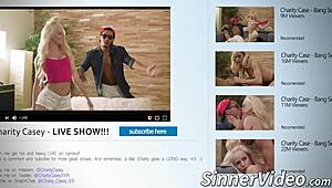 Stepmom helps stepson masturbate.