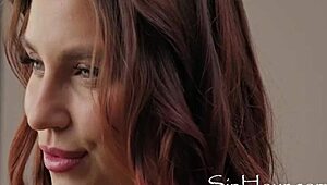 Pale and petite 18+ girl gets her INTERIORS REARRANGED by a hungry ASS LOVING client - Renato Leya Desantis!