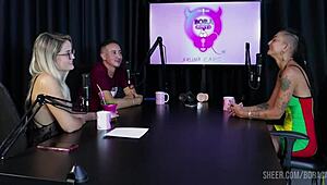 Compilation of Caroleta Roots on Bora Cast with Bruna Carlos - Part 2, Watch on Sheer Red