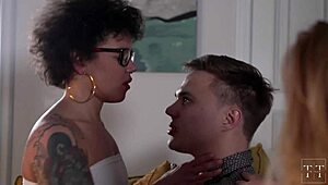 naughty guest provocative blonde begs for that big dick