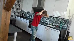 Hunt4k Nerdy Cuckold Paid for GF's Pussy