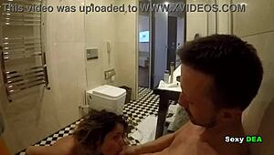 Steamy shower after wild pov fuck