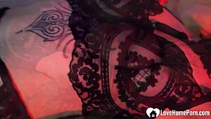 Tattooed babe says she loves hardcore doggy style