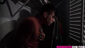 Stepmom helping horny stepson 😏