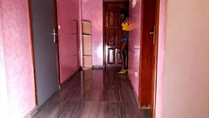 gentle encounter with cute ebony teen in lingerie