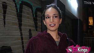 rebeka rock's first scene at 35, sucking big cock like a pro