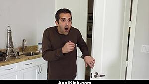 hot milf maid lets her boss fuck her ass in various positions like cowgirl and doggystyle