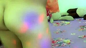 Look at this fat slut masturbating all by herself