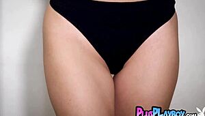 Petite asian milf li moon poses passionately for playboy magazine.