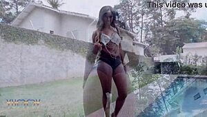 Jasminy Villar Gets Oiled And Takes On Five Studs In Wild Double Anal!