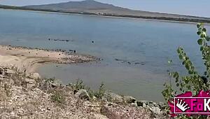 Cougar Natali Quinn Hunts For Intense Public Fucks Near The Lake