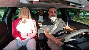 Tifanny Wilson And Latrell With Elisa Ferraz In Group Blowjob Session