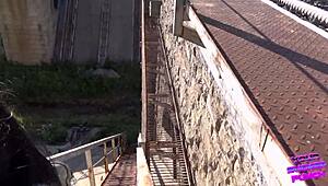 We fucked on the train.