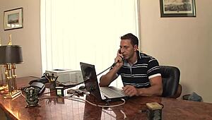 Boyfriend's stepfather deflowers my ass with dirty talk and ball licking.