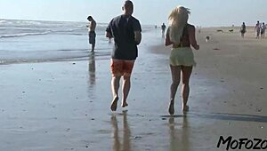 Blonde Amateur Teases Father-In-Law With Deepthroat Blowjob And Anal