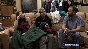 Blonde Nurse Nova Maverick Plays With Ultrasound In Hospital Backstage With Dr. Tampa