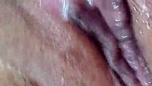 masturbating alone at home, fingering pussy to orgasm
