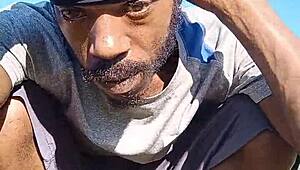 pretty brunette teacher in homemade workout with husband