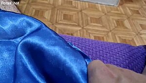 Amateur Long-Haired Girl Rips Clothes For Fetish Striptease, Offering Naughty Handjob And Armpit Play.