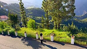 I watch this hot Latina ride a monster cock before getting pounded doggystyle.