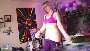 Cute Nymph Rips Clothes and Twerks Her Big Ass!