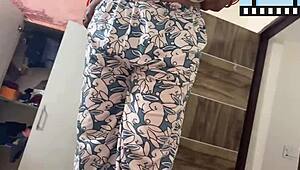 pov sex with lots of cum from a colombian bride