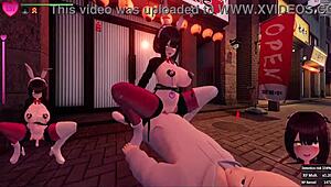 i played hentai game 3d secrets of exposure, reverse bunny girl seduced me with her masturbation tricks.