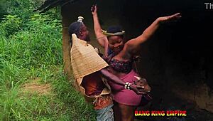 stepmother showed naked body, then got wet pussy fucked after hunting 😈