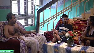 Bhabhi joins hot gang bang party! 🔥