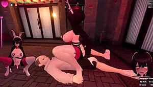 i played hentai game 3d secrets of exposure, reverse bunny girl seduced me with her masturbation tricks.