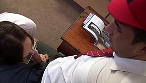 College Student Says 'Fuck Me, Hot Professor!' In Amazing Roleplay Fantasy!