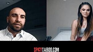 Stepdaughter's Playful Video Call With Stepdad