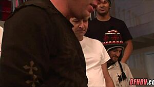 Wow, 50 guys for anal creampie orgy?