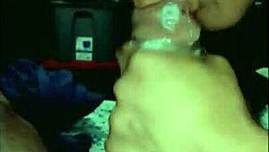 Maybe the Best Bareback Blowjob with Choking, Spitting, Facial, and Big Black Cock Cum in USA