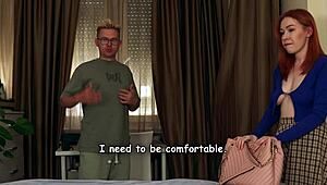 Sharing Bed With Redhead Stepmom Sparks Forbidden Emotions