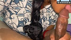 pov sex with lots of cum from a colombian bride