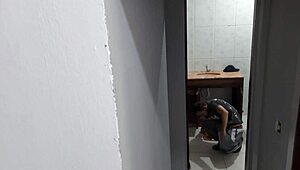 Wife moans while cheating with plumber