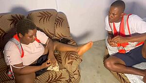 Curvy chubby alphabaddie fucks harveyxbush with monster cock outdoor.