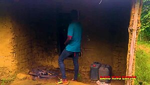 Bbw enjoys facial treatment in stepmother's local mud house.