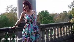 natural rose explores outdoor solo fun