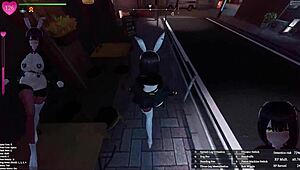 i played hentai game 3d secrets of exposure, reverse bunny girl seduced me with her masturbation tricks.