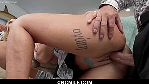 Blonde MILF Maid Feels So Eager to Serve Her Boss Anytime in CNC Scenarios