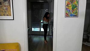 Why is Susy Blue bound, gagged, blindfolded, and tickled by a masked man?