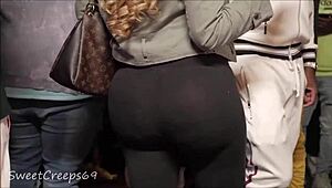 i got my bubble butt spied on durin the concert, feelin sexy