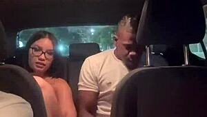 Uber Driver And Asian Woman